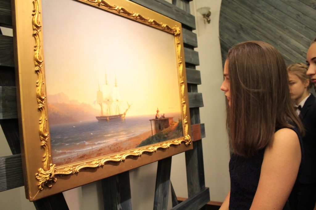 Уникальная выставка«Кронштадтский рейд»  мариниста Ивана Айвазовского открылась в Кронштадте.